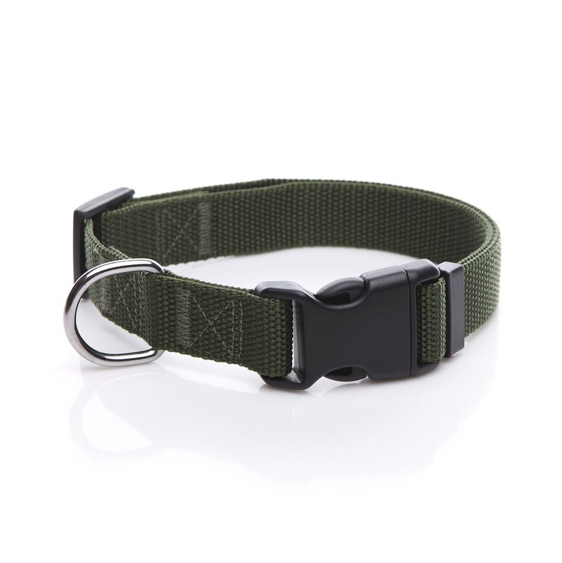 Taida Adjustable Nylon Dog Collar, pet Collar 1 Inch 3/4 Inch 5/8 Inch Wide, for Large Medium Small Dogs - Image 1